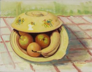 Voir le détail de cette oeuvre: Le bol de fruits